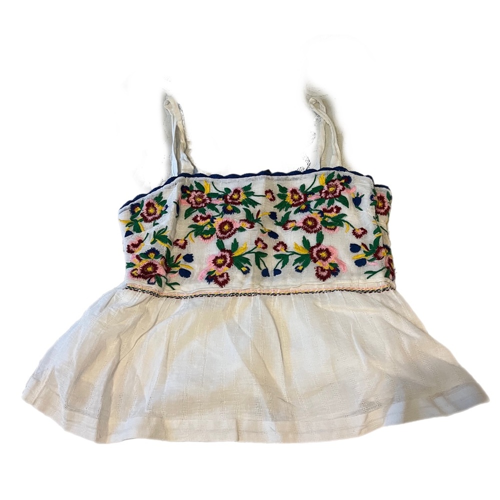 Anthropologie Embroidered Top